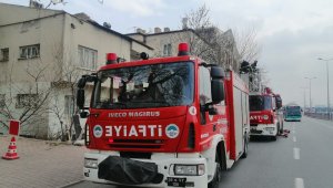 Baca yangınını itfaiye söndürdü