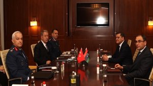 Bakan Akar, Libya Ulusal Birlik Hükümeti Başkanı Dibeybe ile görüştü