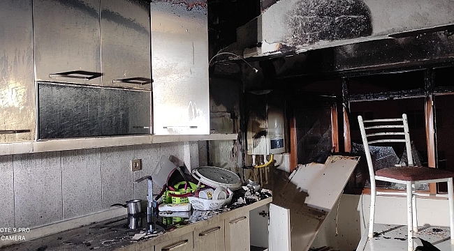 Başkent'te korkutan yangın