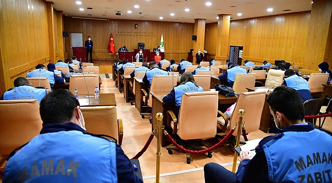Başkentte zabıtalara temel eğitim sınavı