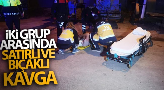 Karaman’da iki grup arasında satırlı ve bıçaklı kavga: 2 yaralı, 10 gözaltı