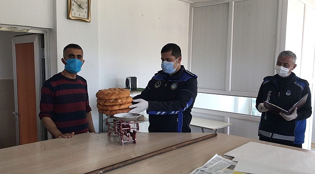 Mut Belediyesi'nden fırınlara Ramazan denetimi