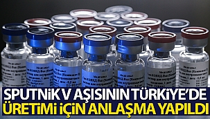 Rus Sputnik V aşısının Türkiye'de üretimi için anlaşma yapıldı