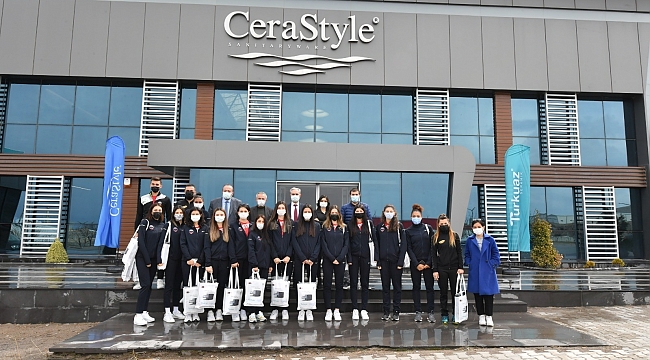 Turkuaz Seramik OSB'den sponsor ziyareti