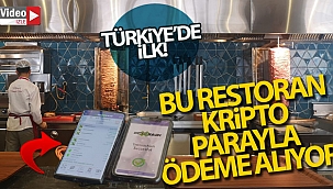 Ümraniye'de bir restoranda kripto parayla ödeme dönemi başladı