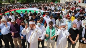 Adana'da Filistinliler için gıyabi cenaze namazı kılındı
