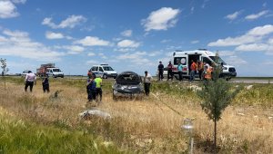 Aksaray'da Kaza Kamyonet şarampole devrildi: 1 ölü, 2 yaralı