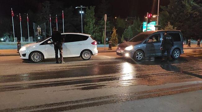 Develi Emniyeti'nden gece mesaisi