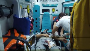 Evinin önünde saldırıya uğrayan kişi ağır yaralandı