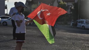 Karaman'da İsrail'in Filistin'e yönelik saldırıları protesto edildi