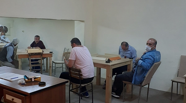 Kumar oynayan 10 kişiye 31 bin 500 lira para cezası