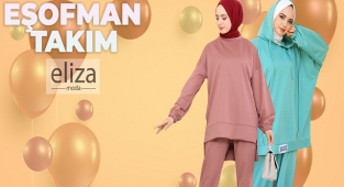 Tesettür giyimde Tesettür Elbise ve Eşofman takımı seçenekleri