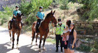 14 kilometrelik Ihlara Vadisi'nde atlı jandarma timleri devriyede