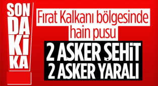 Fırat Kalkanı bölgesinde 2 asker şehit oldu