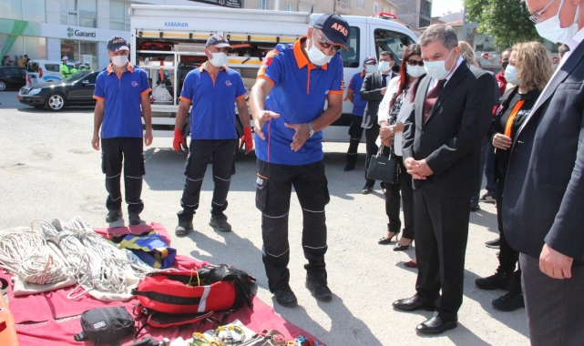 Karaman'da "AFAD Farkındalık Eğitimi Çadırı" kuruldu