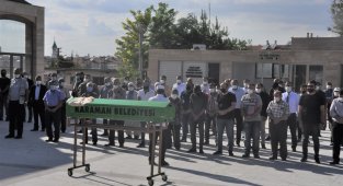 Damadı tarafından öldürülen kayınvalide toprağa verildi