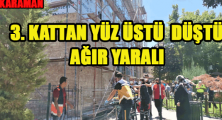 Karaman’da İnşaat İşçisi 3 Kattan Düşerek Ağır yaralandı