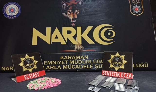 Karaman'da uyuşturucudan gözaltına alınan 1 kişi tutuklandı