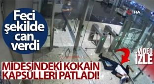 Midesindeki kokain patlayan uyuşturucu kuryesi, havalimanında öldü