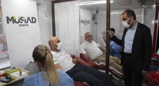 MÜSİAD Konya'dan kan bağışı