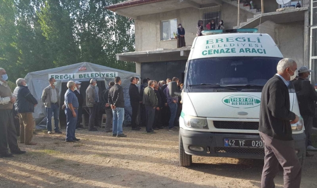 Kuzusunu kurtarmak isterken boğulan çocuk son yolculuğuna uğurlandı