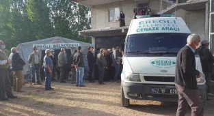 Kuzusunu kurtarmak isterken boğulan çocuk son yolculuğuna uğurlandı