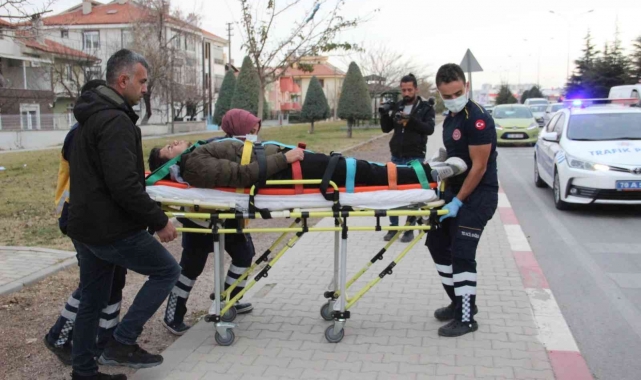 Karaman'da hafif ticari aracın çarptığı bisikletli çocuk yaralandı