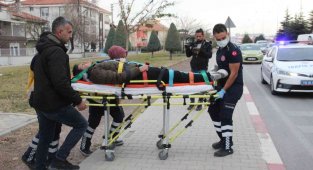 Karaman'da hafif ticari aracın çarptığı bisikletli çocuk yaralandı