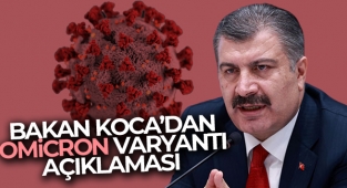 Bakan Koca: 'Yeni varyanta bağlı Covid-19’u çoğu kişi hafif atlatıyor'
