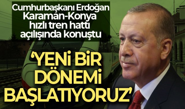 Cumhurbaşkanı Erdoğan Konya'da halka hitap etti