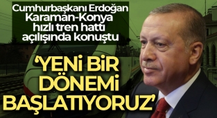 Cumhurbaşkanı Erdoğan Konya'da halka hitap etti