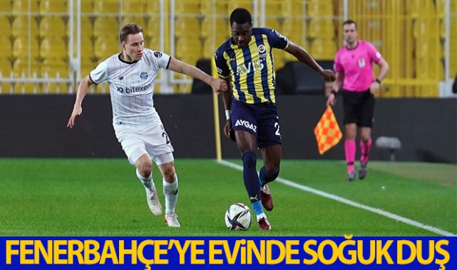 Fenerbahçe'ye evinde soğuk duş