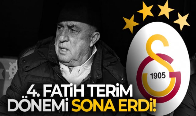Galatasaray’da 4. Fatih Terim dönemi sona erdi!
