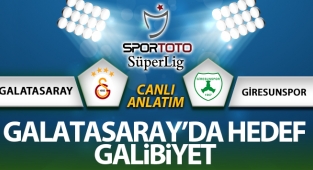 Galatasaray - Giresunspor Maçı Canlı Anlatım