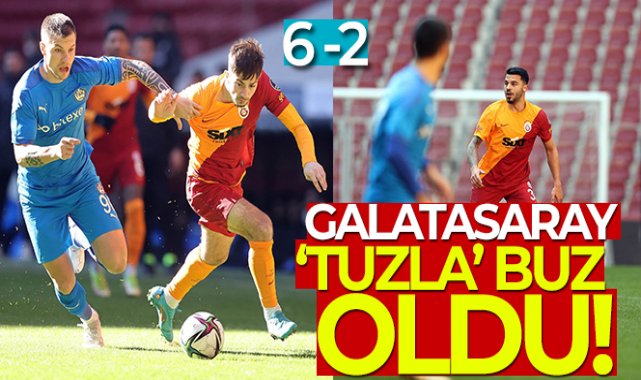 Galatasaray, Tuzlaspor'a 6-2 mağlup oldu