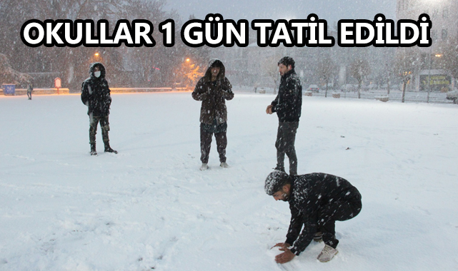 Karaman'da Yarın Okullar Tatil Edildi