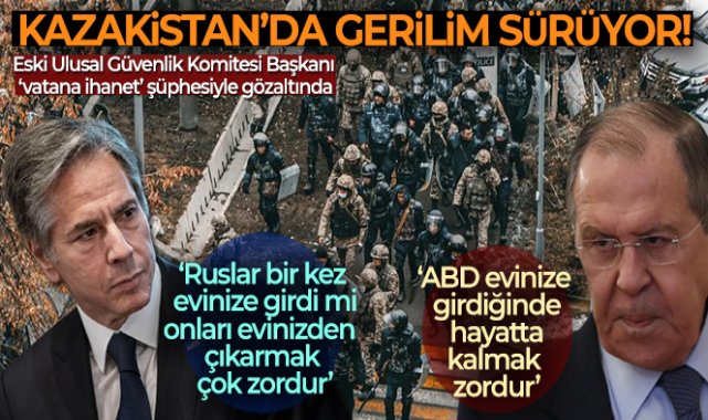 Kazakistan'da gerilim sürüyor!