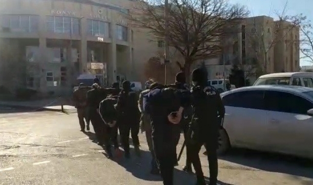 Konya'da uyuşturucu operasyonu: 8 tutuklama