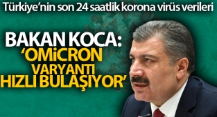 Sağlık Bakanlığı, Türkiye'nin son 24 saatlik korona virüs tablosunu açıkladı