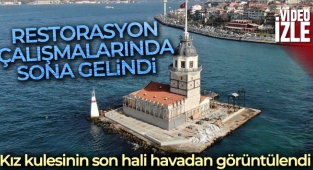 Kız Kulesi’nin restorasyon çalışmalarında sona yaklaşıldı