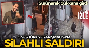 'O Ses Türkiye' yarışmacısına İstanbul’da silahlı saldırı kamerada