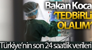 Sağlık Bakanlığı, Türkiye'nin son 24 saatlik korona virüs tablosunu açıkladı