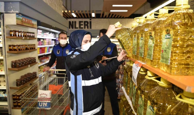 Selçuklu'da zabıta ekiplerinden fiyat denetimi