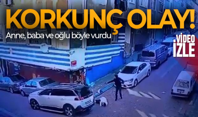 Zeytinburnu’nda silahı saldırı! Anne, baba ve oğlu böyle vurdu