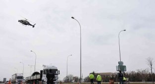 Aksaray'da helikopter destekli trafik denetimi