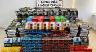 Karaman'da 229 kilo kaçak tütün ele geçirildi