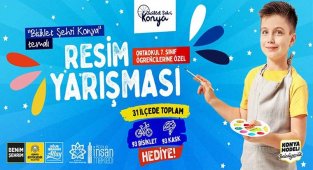 Konya Büyükşehir'den "Bisiklet Şehri Konya" temalı resim yarışması