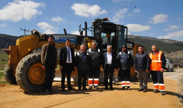 Akşehir'de asfaltlama çalışmaları başladı