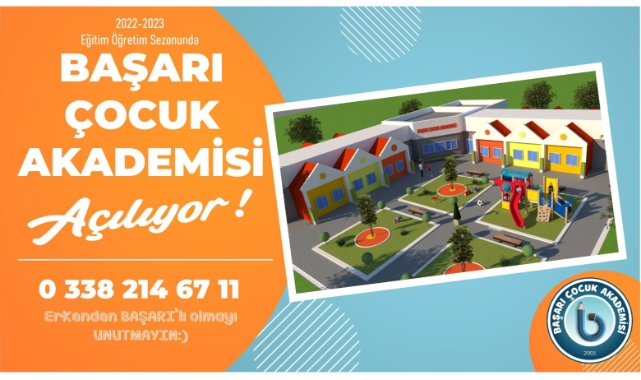 Başarı Çocuk Akademisi Açılıyor