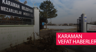 Karaman Vefat Edenler Nisan 2022